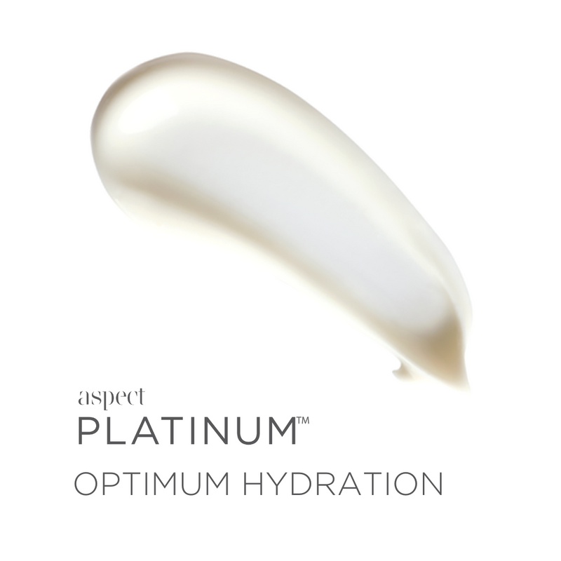 Aspect Platinum Optimum Hydration HA and peptide swatch