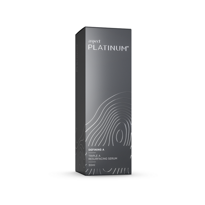 Aspect Platinum Defining A, triple A resurfacing serum box image