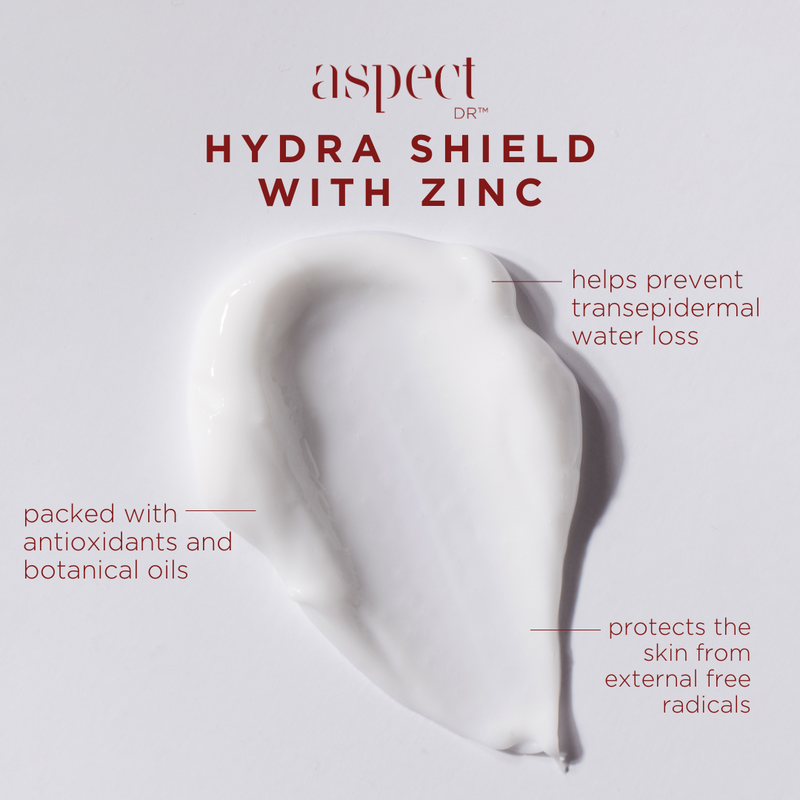 What is Aspect DR hydra shield with zin, swatch information