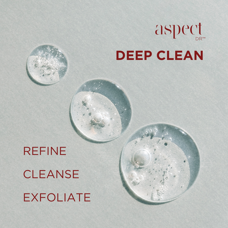 What is Aspect DR Deep Clean . Australian facial cleanser, swatch information