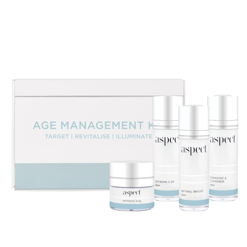Aspect Age Management kit . An anti ageing skincare routine ready to go.