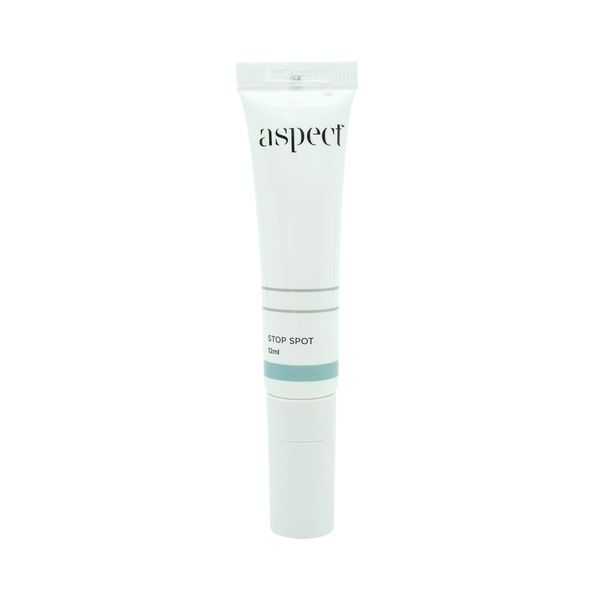 Aspect Stop Spot acne gel 12ml. Environmentally Friendly Recyclable tube