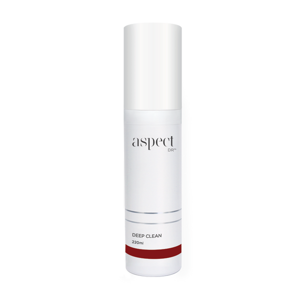 Aspect Dr Deep Cleanser  220ml with AHA’s and Lanablue. Vegan Friendly